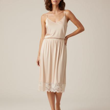 Collection image for: Jupe Satin Dentelle