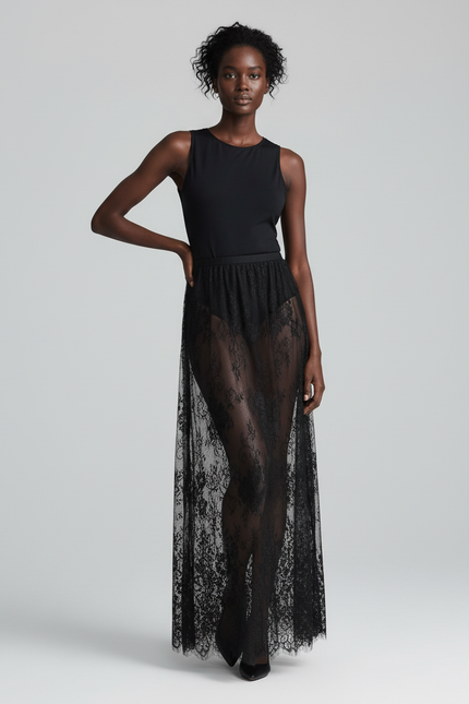 Jupe Longue Femme Dentelle