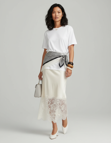 Jupe Crayon Dentelle