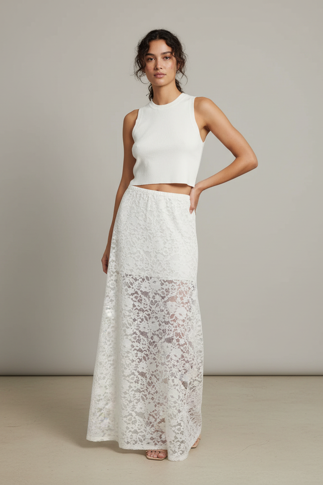 Jupe Et Haut Dentelle Mariage