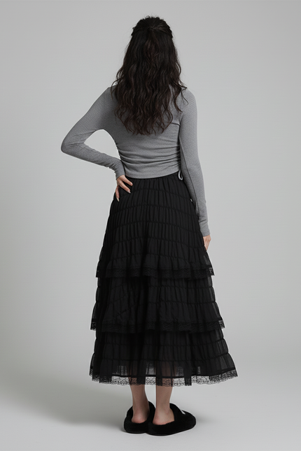 Jupe Longue Boheme Dentelle