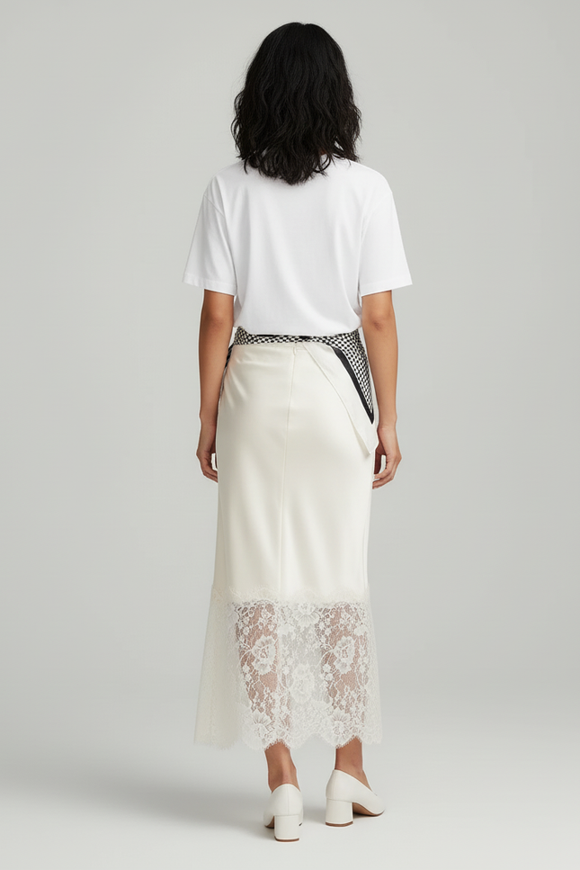Jupe Crayon Dentelle