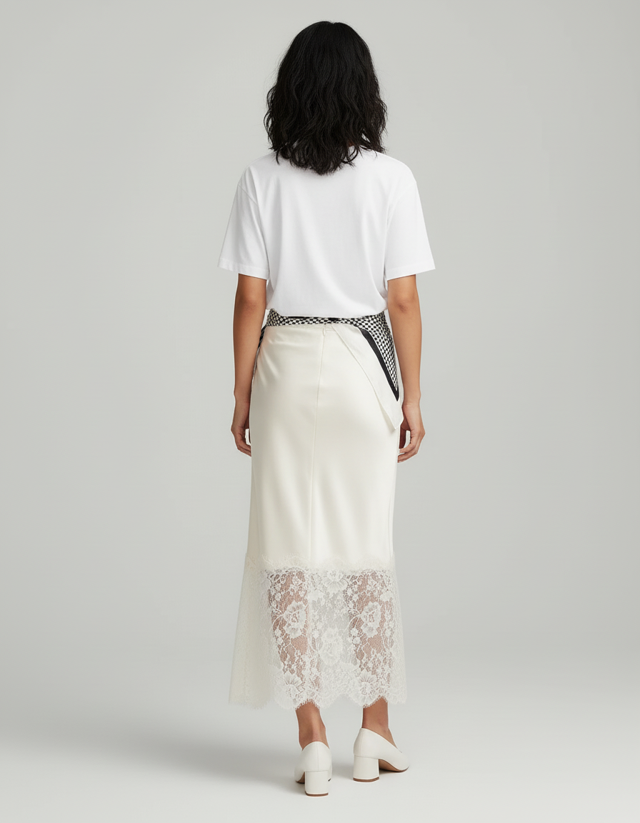 Jupe Crayon Dentelle