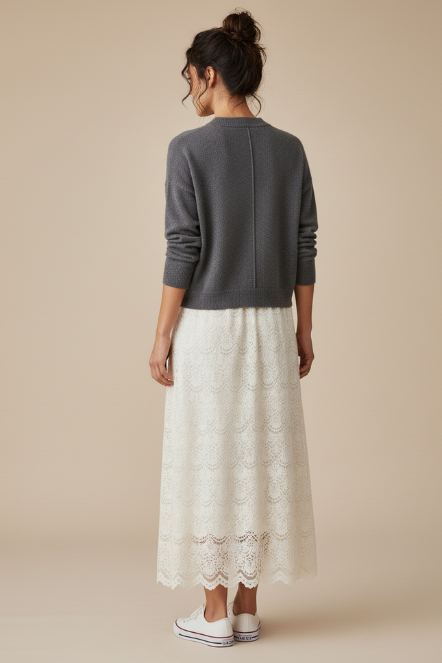 Jupe Longue Dentelle Bohème