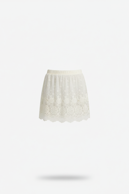 Jupe Dentelle Courte