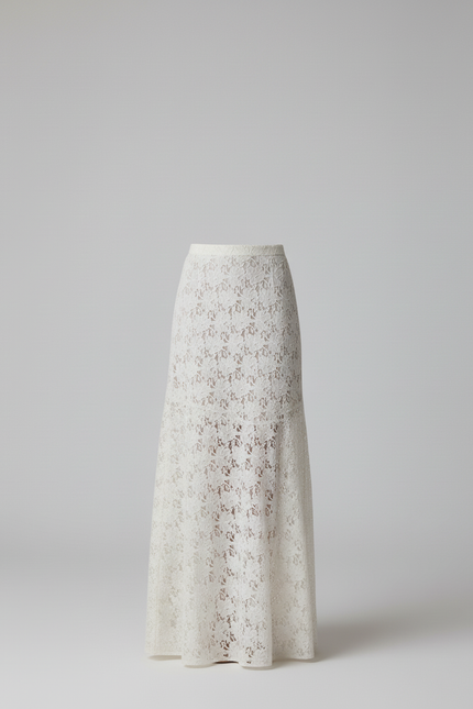Jupe Dentelle Longue Fluide Élégante