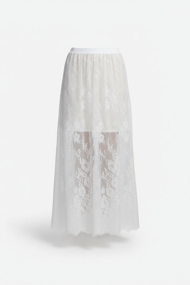Jupe En Dentelle Longue