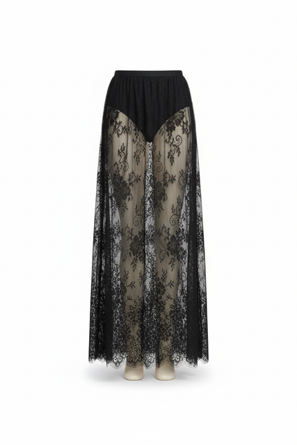 Jupe Longue Femme Dentelle