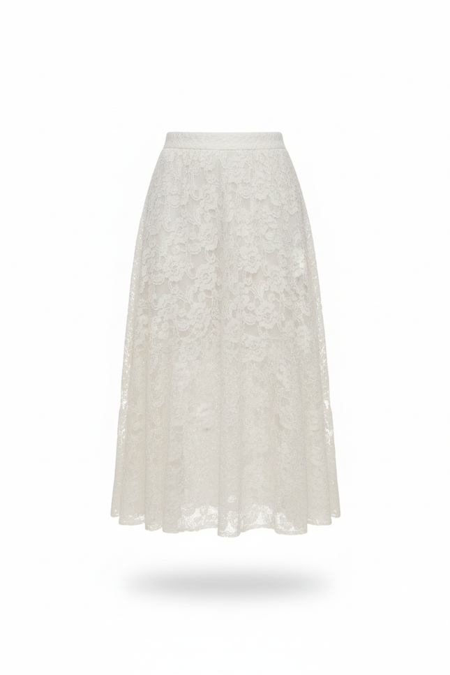 Jupe Dentelle Doublée