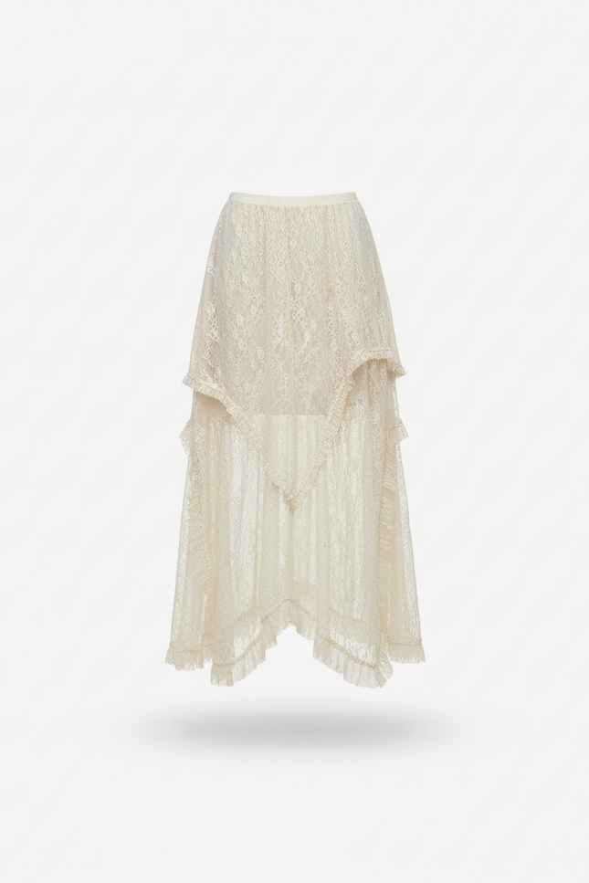 Jupe Dentelle Ivoire