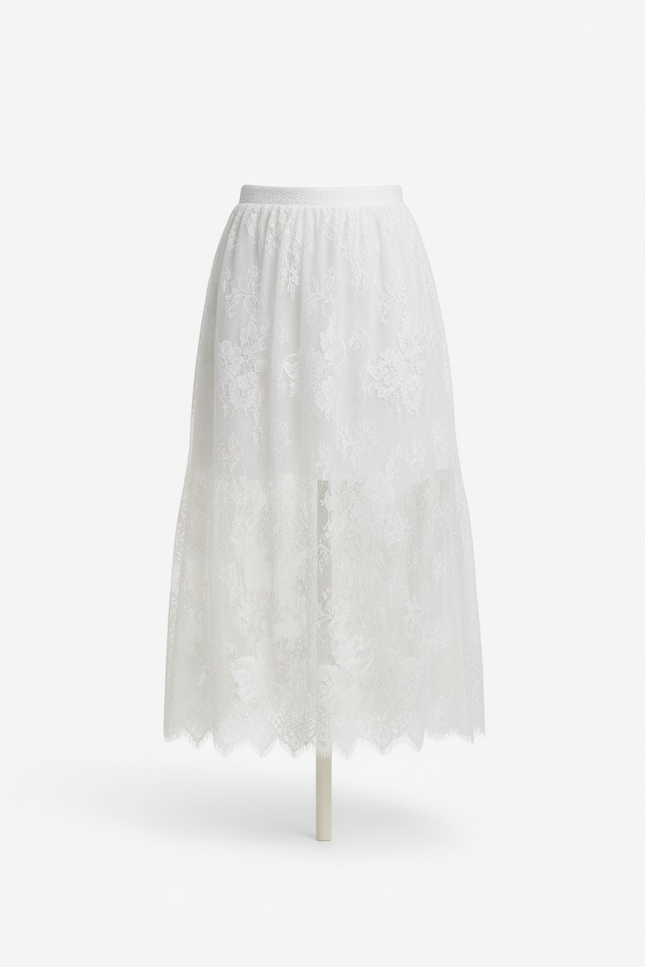 Jupe Midi Dentelle