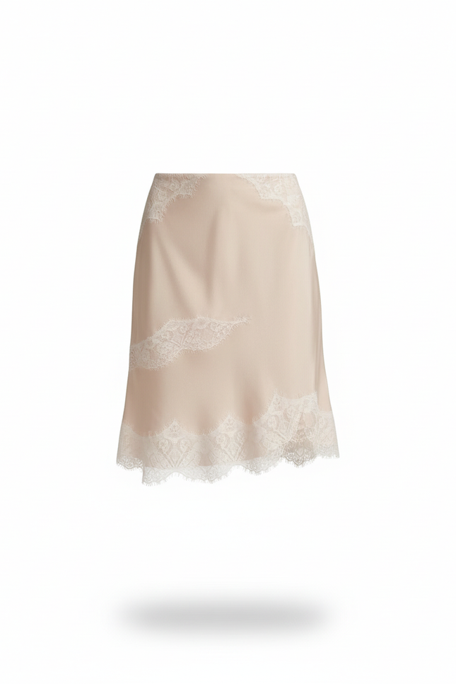 Jupe En Dentelle Rose